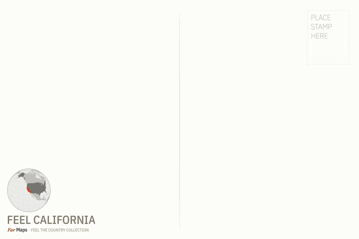 Digital back view of the California proof design