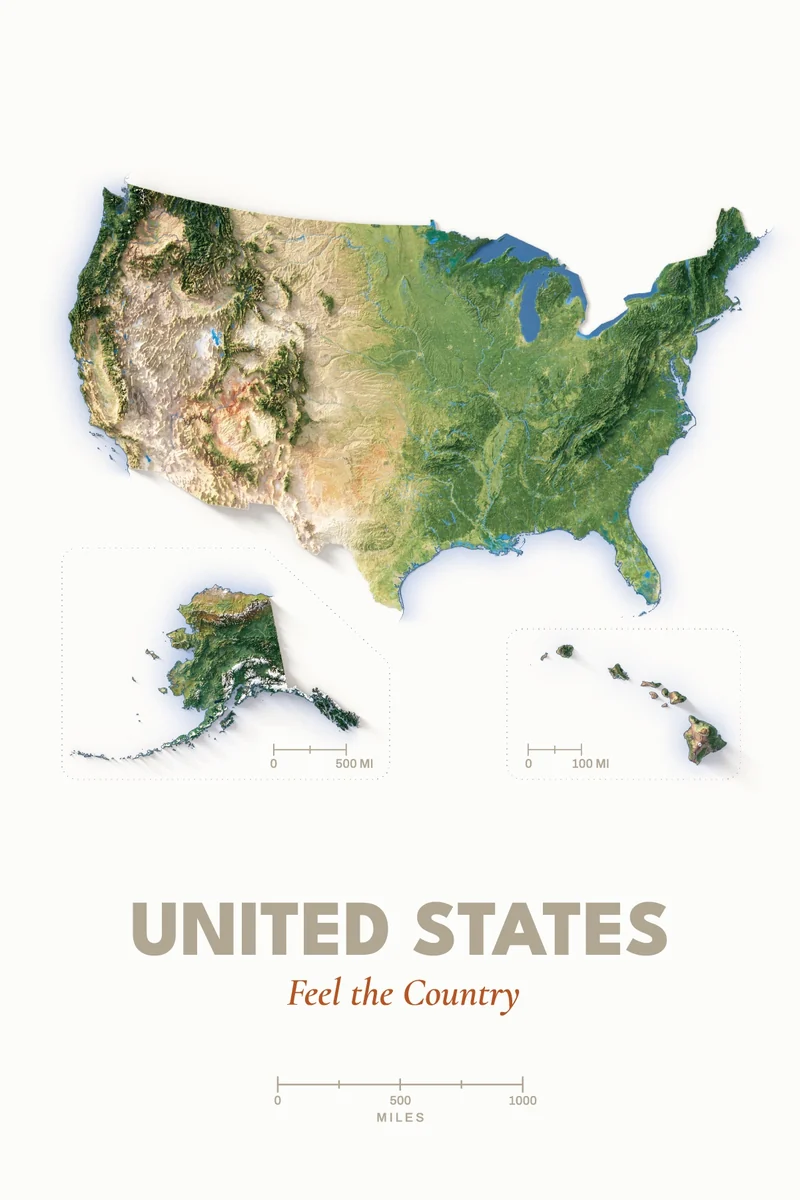 Digital front view of the United States proof design