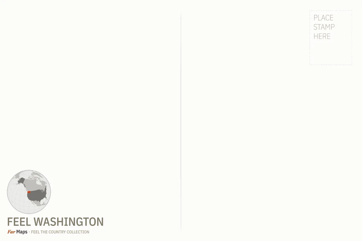Digital back view of the Washington proof design